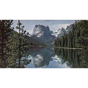 1969 Postcard Square Top Mountain Bridger National Forest Wyoming American Oil
